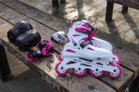 Role RollerBlade Fury Combo White/Pink 36.5-40.5 (07373600T1C) imaginea #4 — magazin online Desire.md