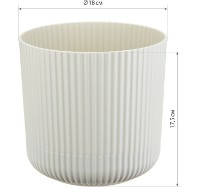 Цветочный горшок M Plastik Вельвет М3182 фото №2 — интернет-магазин Desire.md