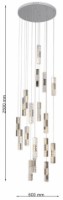 Люстра Lampardi Stair LP128-18CH фото №3 — интернет-магазин Desire.md