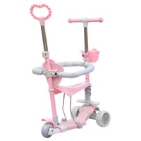 Самокат New World 5in1 Pink 0077p-1 фото №2 — интернет-магазин Desire.md