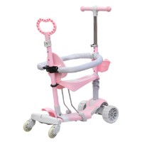 Trotinetă New World Pink 61611 HBC010 imaginea #2 — magazin online Desire.md