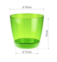 Ghiveci M Plastik Орхидея М3051 imaginea #4 — magazin online Desire.md