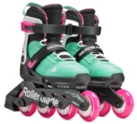 Роликовые коньки RollerBlade Microblade XT, s.33-36.5 Black/Sea Green (86B0751520NG03) фото №5 — интернет-магазин Desire.md