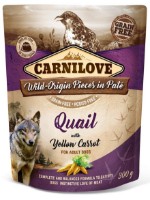 Влажный корм для собак Carnilove Quail with Yellow Carrot 300g