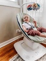 Șezlong pentru bebeluși 4moms Mamaroo 5.0 Classic Sage imaginea #2 — magazin online Desire.md