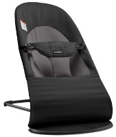 Șezlong pentru bebeluși BabyBjorn Balance Soft Black/Dark Gray (005122A)