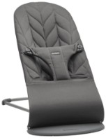 Șezlong pentru bebeluși BabyBjorn Bliss Petal Anthracite (006226A)