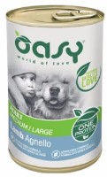 Hrană umedă pentru câini Oasy Adult Medium/Large Lamb 400g
