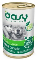 Hrană umedă pentru câini Oasy Adult Medium/Large Rabbit 400g