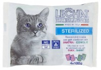 Влажный корм для кошек Lechat Excellence Lechat Excellence Sterilized Duck/Rabbit 4x100g фото №1 — интернет-магазин Desire.md