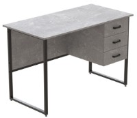 Masa de birou Ferrum-Decor Harry 75x120x70 Beton/Black (GARI2395) imaginea #1 — magazin online Desire.md