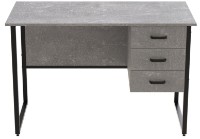 Masa de birou Ferrum-Decor Harry 75x120x70 Beton/Black (GARI2395) imaginea #2 — magazin online Desire.md