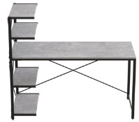 Письменный стол Ferrum-Decor Jack 75x140x60 Beton/Black (DJEK0028) фото №1 — интернет-магазин Desire.md