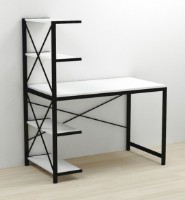 Письменный стол Ferrum-Decor Jack 75x140x60 White/Black (DJEK0022) фото №2 — интернет-магазин Desire.md