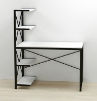 Письменный стол Ferrum-Decor Jack 75x140x60 White/Black (DJEK0022) фото №1 — интернет-магазин Desire.md