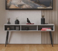 Тумба под ТВ Ferrum-Decor Kentucky 45x139x38 Beton/Black (KENT1000) фото №1 — интернет-магазин Desire.md