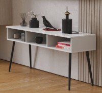 Тумба под ТВ Ferrum-Decor Kentucky 45x139x38 White/Black (KENT1006) фото №2 — интернет-магазин Desire.md