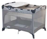 Pătuț pliabil Joie Commuter Change Gray Stripes (P1028LAF03000)