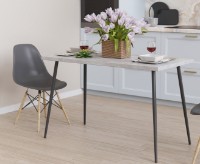 Обеденный стол Ferrum-Decor Marseille 30 75x120x70 Beton/Black (MAR3008) фото №5 — интернет-магазин Desire.md