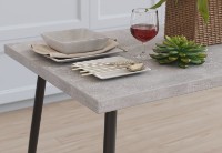 Обеденный стол Ferrum-Decor Marseille 30 75x120x70 Beton/Black (MAR3008) фото №6 — интернет-магазин Desire.md