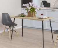 Обеденный стол Ferrum-Decor Marseille 30 75x120x70 Oak Sonoma/Black (MAR3011) фото №5 — интернет-магазин Desire.md