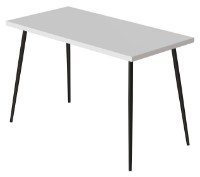 Обеденный стол Ferrum-Decor Marseille 30 75x120x70 White/Black (MAR3014) фото №2 — интернет-магазин Desire.md