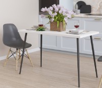 Обеденный стол Ferrum-Decor Marseille 30 75x120x70 White/Black (MAR3014) фото №6 — интернет-магазин Desire.md