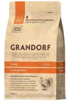 Hrană uscată pentru pisici Grandorf Adult Sterilised Turkey 400g