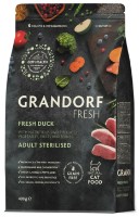 Hrană uscată pentru pisici Grandorf Fresh Adult Sterilised Duck & Sweet Potato 400g