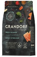Hrană uscată pentru pisici Grandorf Fresh Adult Sterilised Salmon & Sweet Potato 400g