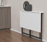 Письменный стол Ferrum-Decor Maurice 75x100x60 White/Black (MORI001) фото №3 — интернет-магазин Desire.md