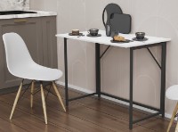 Письменный стол Ferrum-Decor Maurice 75x100x60 White/Black (MORI001) фото №4 — интернет-магазин Desire.md