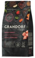 Hrană uscată pentru pisici Grandorf Fresh Adult Sterilised Turkey & Sweet Potato 400g