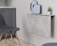 Masă pentru bucătărie Ferrum-Decor Nika 42x90x50 Beton/Black (NIKA007) imaginea #2 — magazin online Desire.md