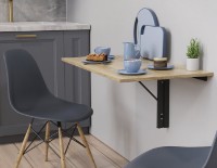 Обеденный стол Ferrum-Decor Nika 42x90x50 Oak Sonoma/Black (NIKA004) фото №1 — интернет-магазин Desire.md