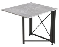 Masă pentru bucătărie Ferrum-Decor Orion 1 75x81x73 Beton/Black (ORI107) imaginea #5 — magazin online Desire.md