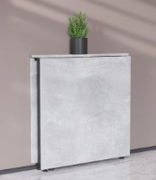 Masă pentru bucătărie Ferrum-Decor Orion 2 75x152x73 Beton/Black (ORI207) imaginea #7 — magazin online Desire.md