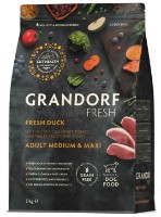 Hrană uscată pentru câini Grandorf Fresh Adult Medium & Maxi Duck & Sweet Potato 3kg