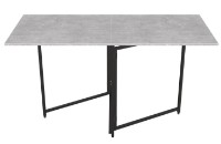 Masă pentru bucătărie Ferrum-Decor Panama 75x148x68 Beton/Black (PANAM100) imaginea #2 — magazin online Desire.md