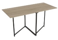 Masă pentru bucătărie Ferrum-Decor Panama 75x148x68 Oak Sonoma/Black (PANAM103) imaginea #1 — magazin online Desire.md
