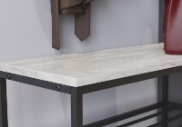 Обувница Ferrum-Decor Slime 3 63.5x63x26 Beton/Black (SLA207) фото №2 — интернет-магазин Desire.md