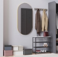 Rafturi pentru pantofi Ferrum-Decor Slime 3 63.5x63x26 White/Black (SLA301) imaginea #4 — magazin online Desire.md