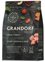 Hrană uscată pentru câini Grandorf Fresh Adult Medium & Maxi Turkey & Sweet Potato 3kg