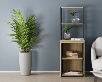 Masa de birou Ferrum-Decor Smart 3/2 143x145x60 Oak Sonoma/Black (SMART310) imaginea #3 — magazin online Desire.md