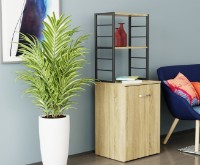 Masa de birou Ferrum-Decor Smart 4/2 143x145x60 Oak Sonoma/Black (SMART410) imaginea #5 — magazin online Desire.md