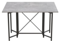 Masă pentru bucătărie Ferrum-Decor Spider 75x115x88 Beton/Black (SPAR007) imaginea #5 — magazin online Desire.md