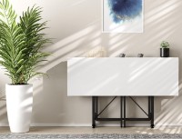 Masă pentru bucătărie Ferrum-Decor Spider 75x115x88 White/Black (SPAR001) imaginea #6 — magazin online Desire.md