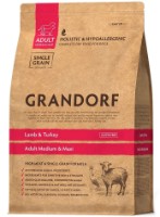 Hrană uscată pentru câini Grandorf Adult Medium & Maxi Lamb & Turkey 3kg