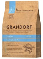 Hrană uscată pentru câini Grandorf Adult Medium & Maxi White Fish 3kg