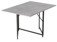 Обеденный стол Ferrum-Decor Woody 75x130x90 Beton/Black (VOODY3000) фото №7 — интернет-магазин Desire.md